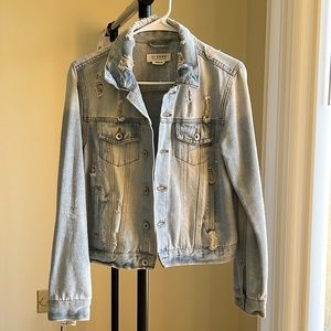 Jean jacket from Ross Store. Just to small for me. Smoke free home.